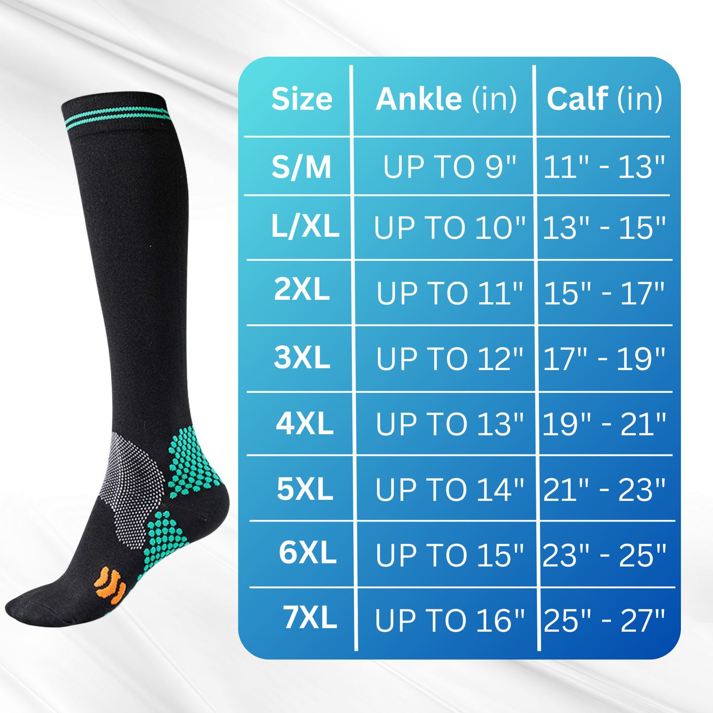 Sports Muscle Compression Socks
