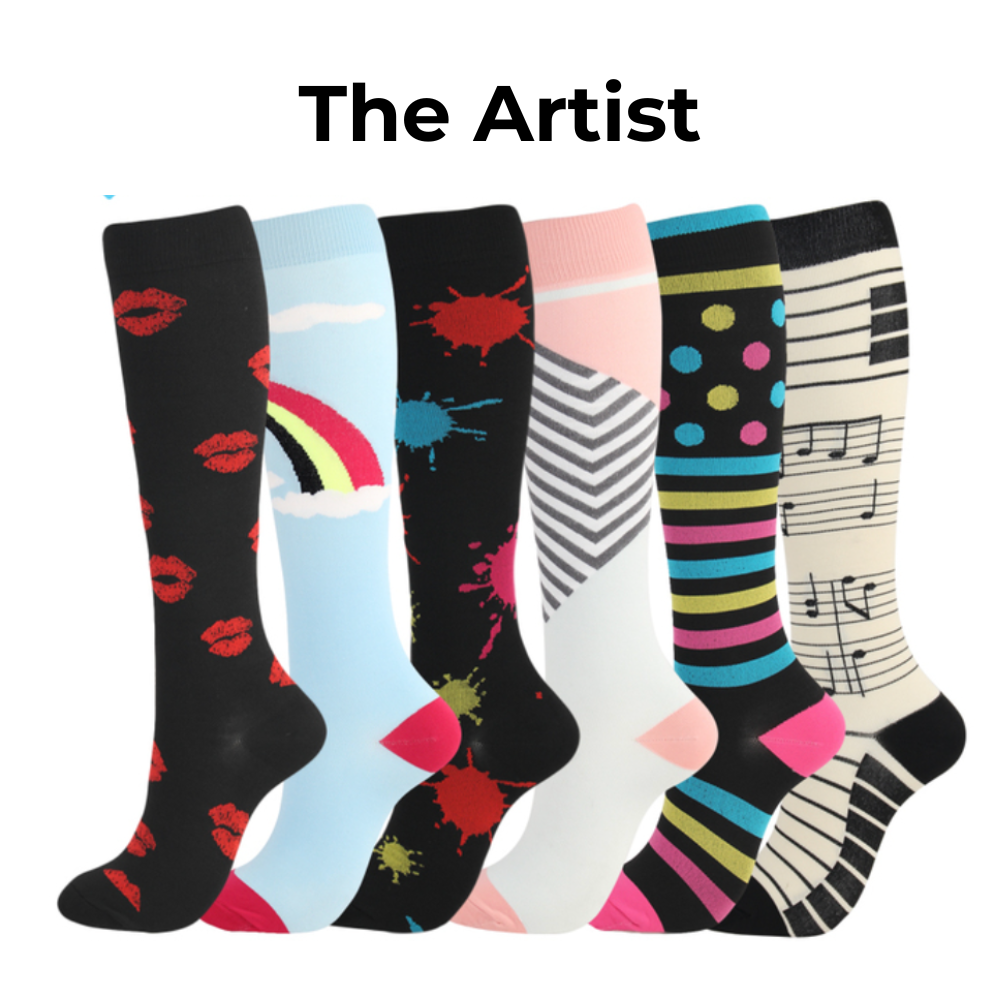 SUPER BUNDLE 6 Pairs Compression Socks