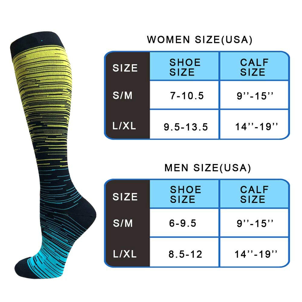 Gradient Compression Socks