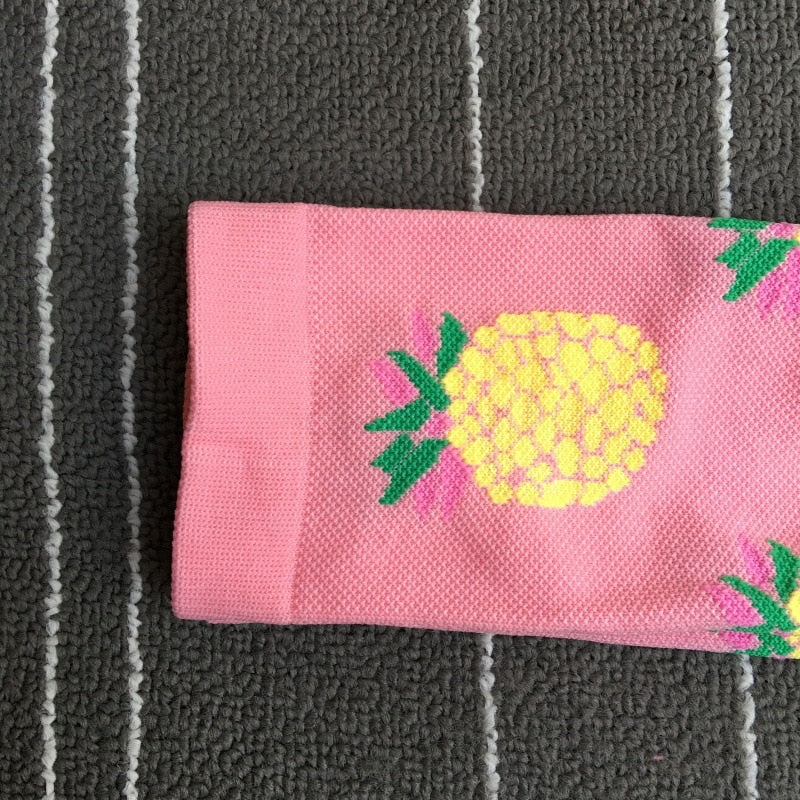 Fruity Pattern Compression Socks