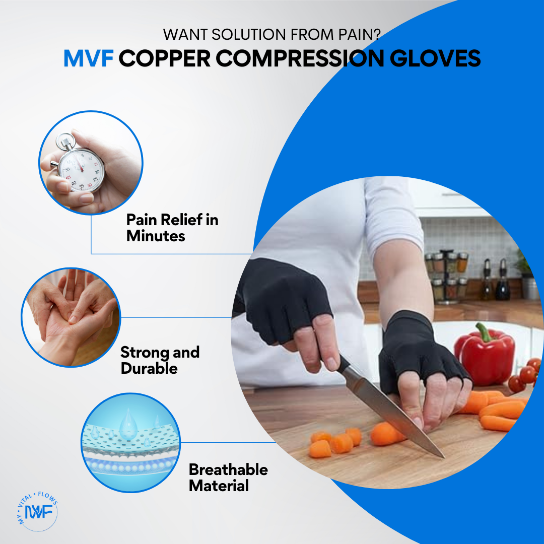 Copy WideBundle of Copper Gloves For Hand-Pain Relief