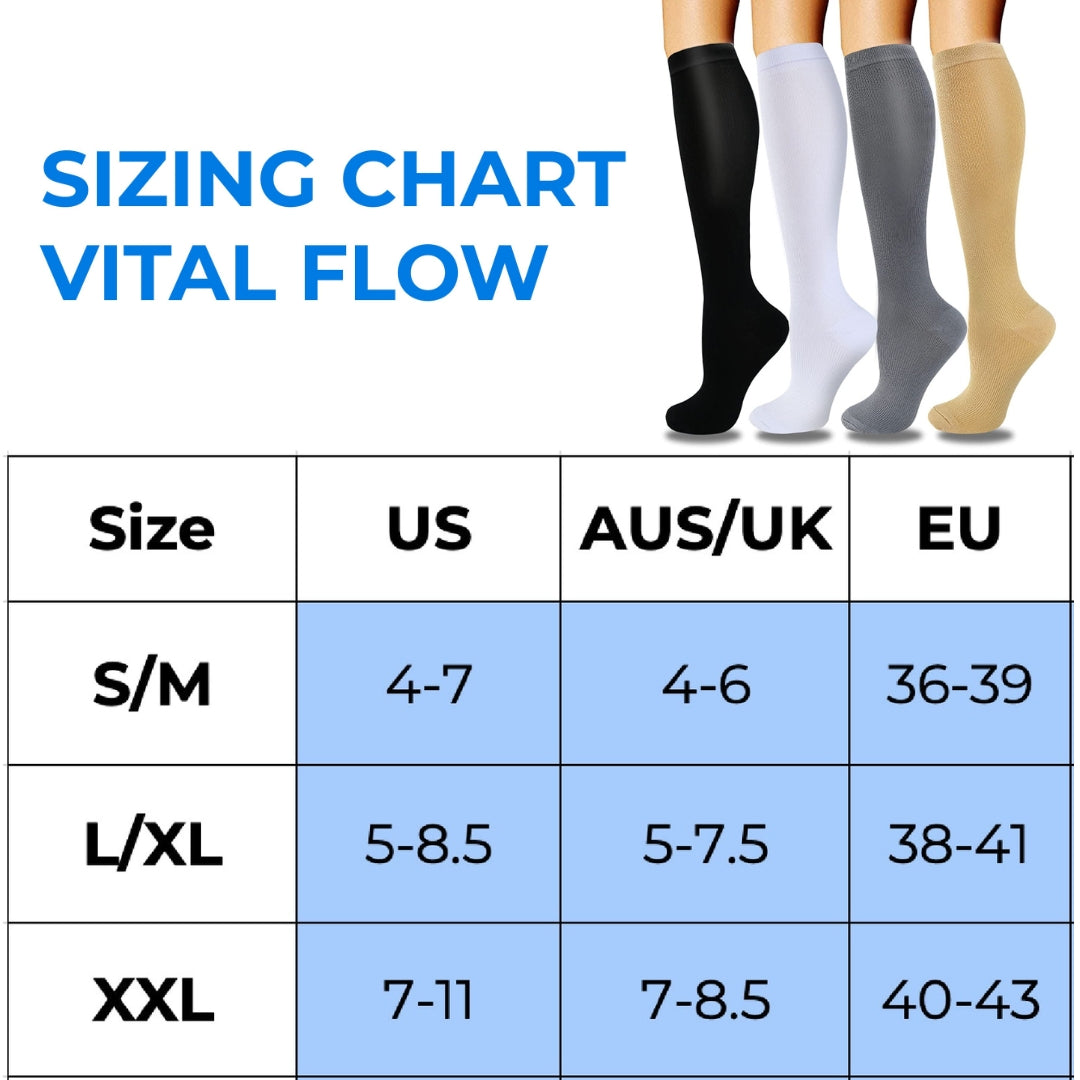 Solid Color Compression Socks Unisex