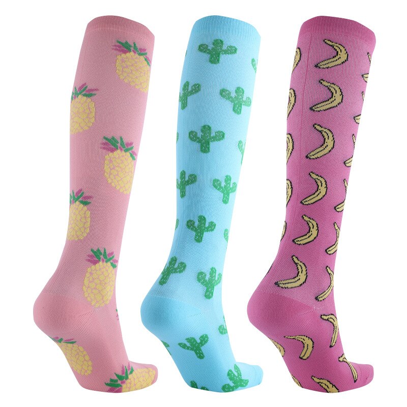 Fruity Pattern Compression Socks