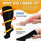 Plus Size Solid Color Compression Socks 2XL-7XL | 3 Pair Offer for Sports & Fitness