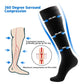 Graduated Solid Colors Compression Socks (Packs of 6)