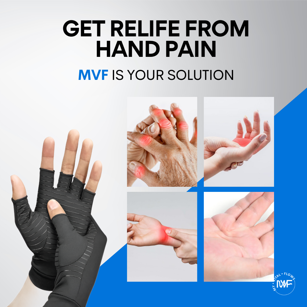 Copper Gloves For Hand-Pain Relief